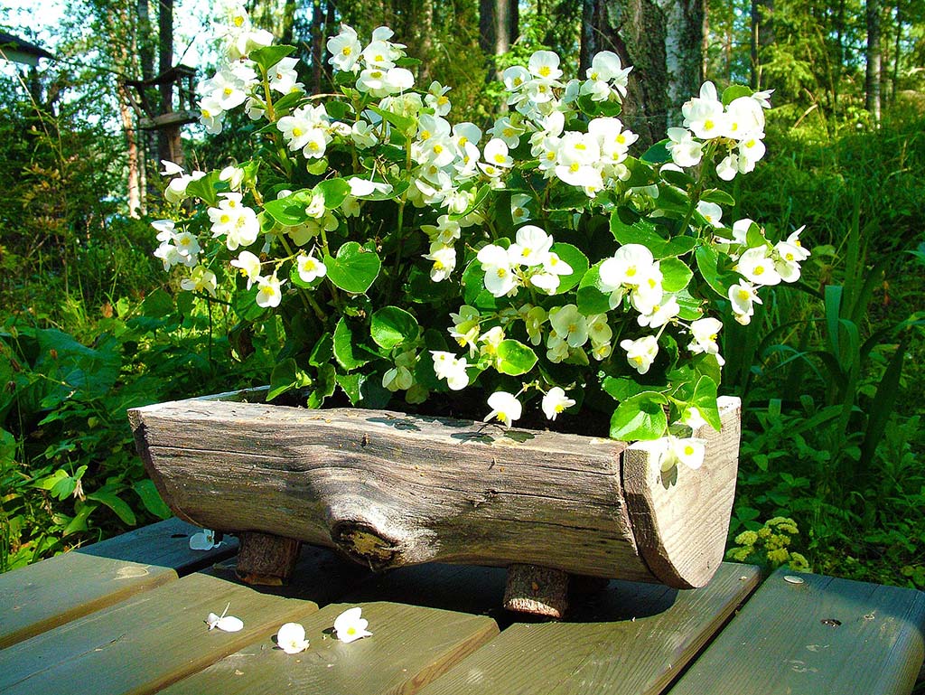 Blumenkasten aus holz